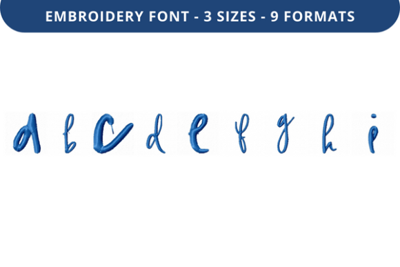 Alphonsine Font a to I: A Stylish Embroidery Choice