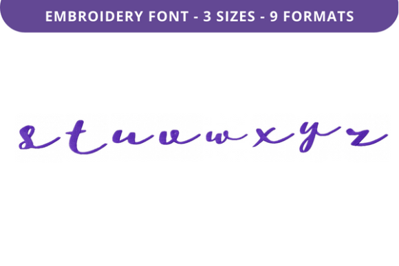 Beach Stroll Font: A Charming Embroidery Choice