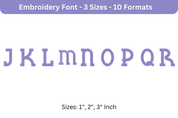 Blue Plate Font Uppercase J to R: A Seasonal Delight