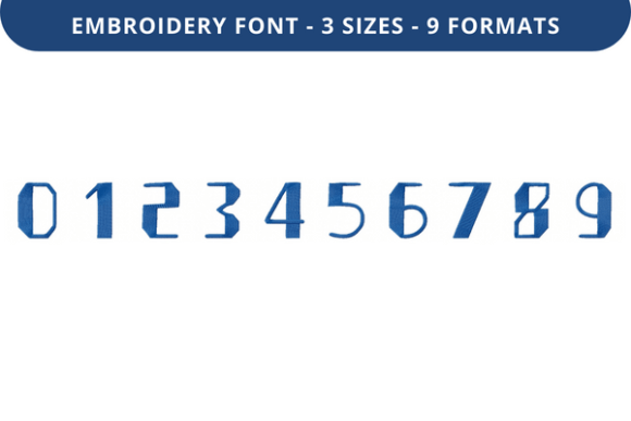 Book Chisels Font 0 to 9: A Versatile Embroidery Choice