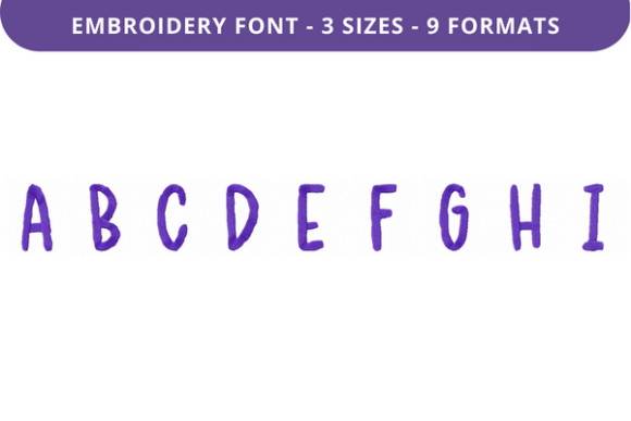 Brittle Bush Font Uppercase a to I Review