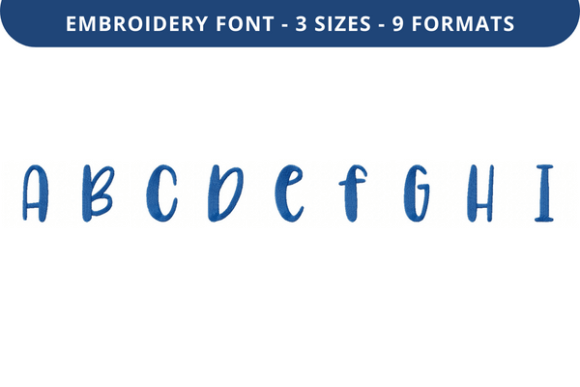 Choco Ganache Font: A Stylish Uppercase Embroidery Choice