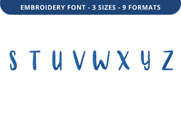 Choco Ganache Font Uppercase S to Z