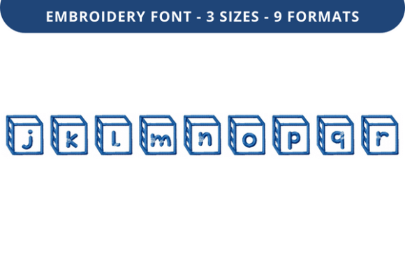 Corner Block Font J to R: A Stylish Embroidery Choice