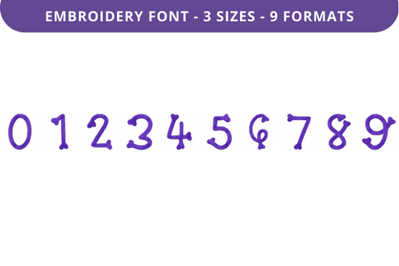 Curves and Bones Font 0 to 9: A Premium Embroidery Review