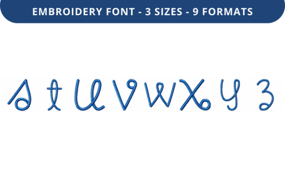 Dear Doily Font S to Z: A Charming Embroidery Choice
