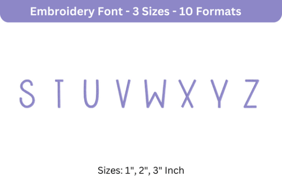 Review: Beautiful Font Uppercase S to Z