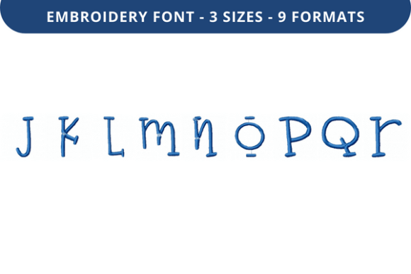 Review: Boo Bear Font Lowercase J to R