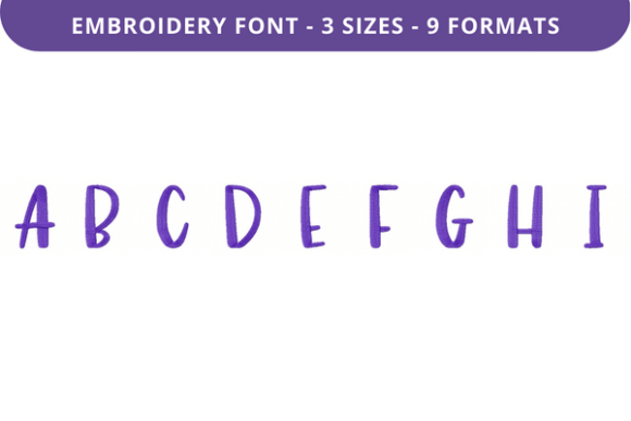 Review: Country Garden Font Uppercase a to I