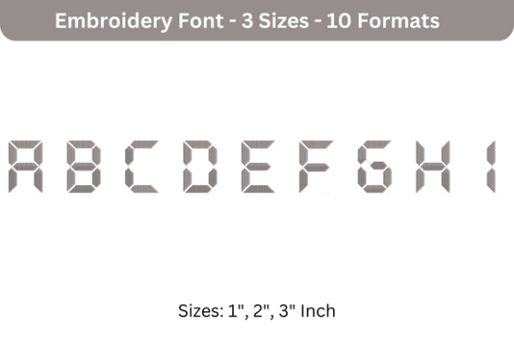 Review: LCD Font a to I for Craft Fair Products