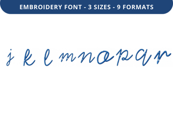 Review: Melinoe Font J to R for Embroidery