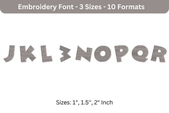Review of Minnie Font J to R for Embroidery