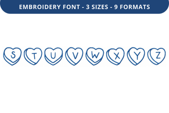 Talking Hearts Font S to Z: A Designer's Review